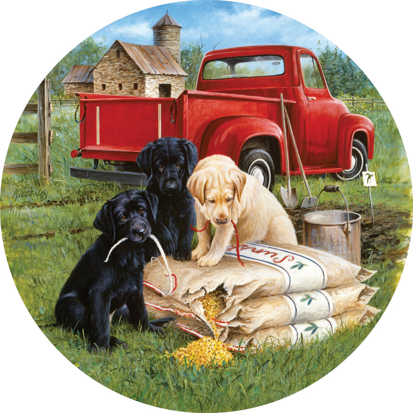 Seeds of Mischief - 500 Piece Jigsaw Puzzle