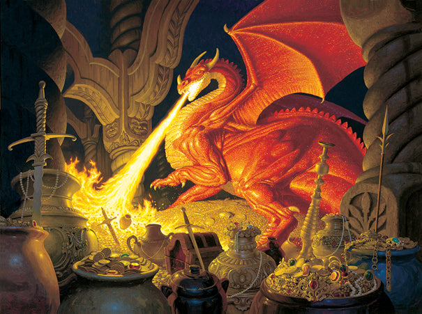 Smaug Dragon - 1000 Piece Jigsaw Puzzle