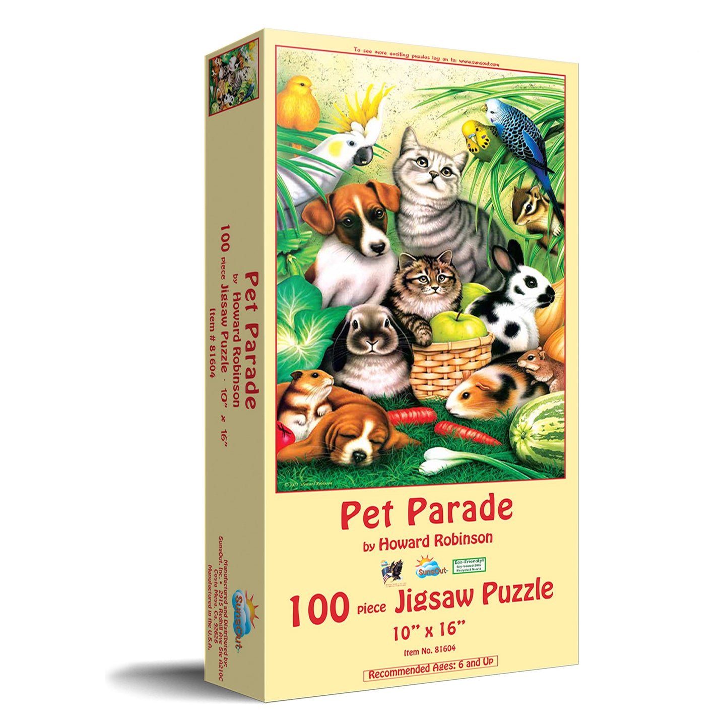 Pet Parade - 100 Piece Jigsaw Puzzle