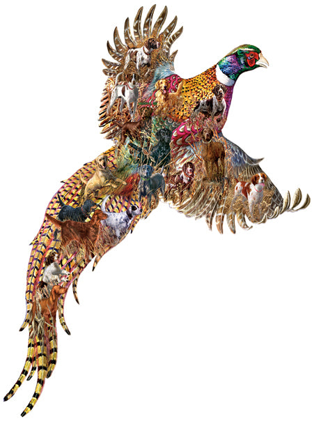 Sports Afield (Pheasant Days) - Shaped 600 Piece Jigsaw Puzzle