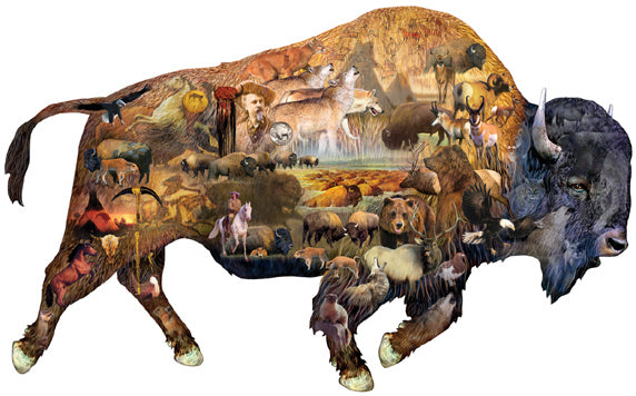 Prairie Dweller - Shaped 1000 Piece Jigsaw Puzzle