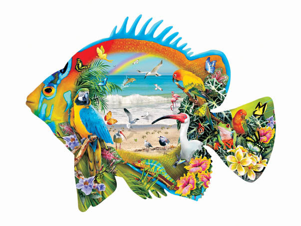 Beachfront - Shaped 1000 Piece Jigsaw Puzzle