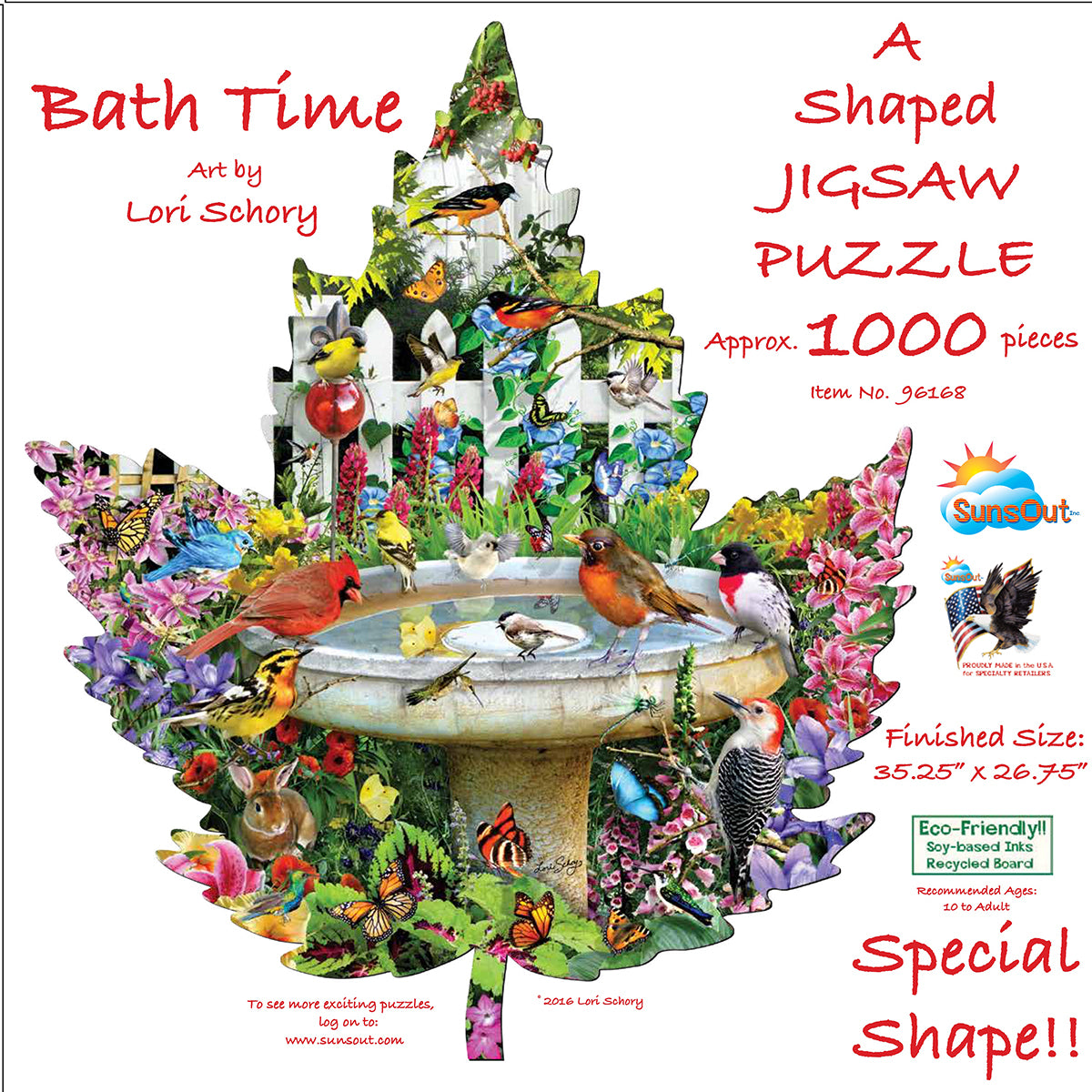 Bath Time - Shaped 1000 Piece Jigsaw Puzzle