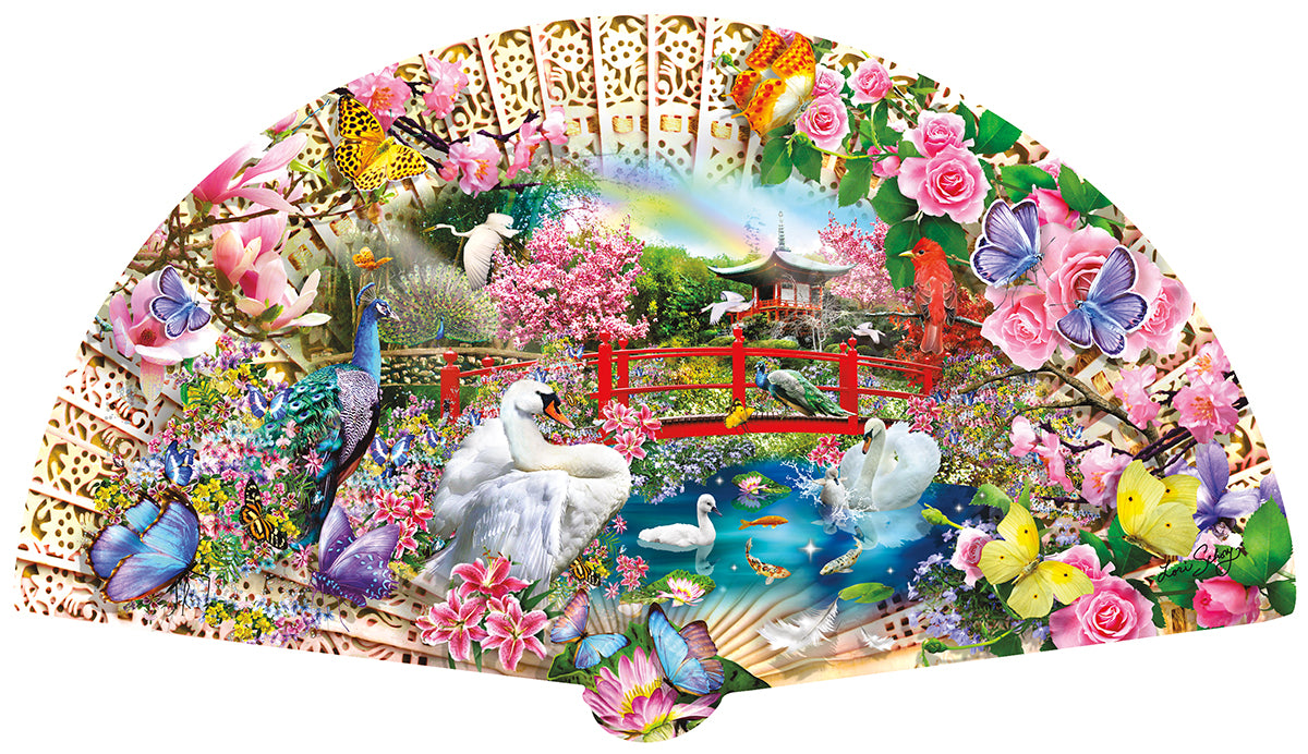 Swan Bridge - Shaped 1000 Piece Jigsaw Puzzle