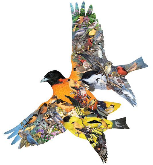 Oriole - Shaped 1000 Piece Jigsaw Puzzle