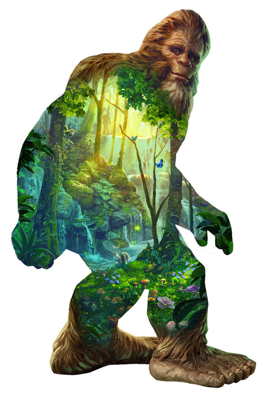 Big Foot - Shaped 850 Piece Jigsaw Puzzle