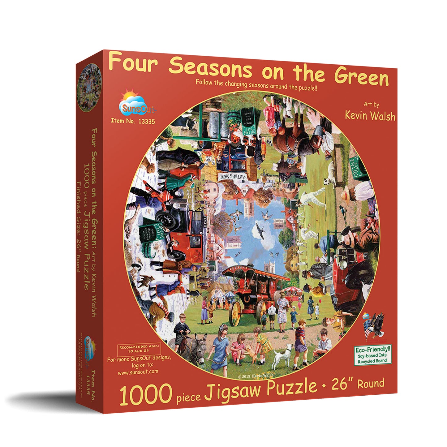 Four Seasons on the Green - 1000 Piece Jigsaw Puzzle