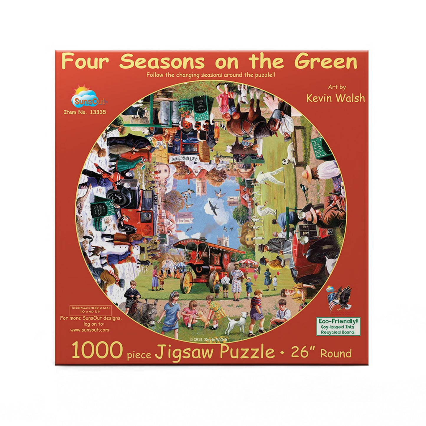 Four Seasons on the Green - 1000 Piece Jigsaw Puzzle