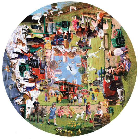 Four Seasons on the Green - 1000 Piece Jigsaw Puzzle