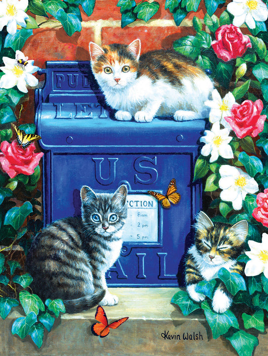 Mail Box Kittens 300 - 300 Piece Jigsaw Puzzle