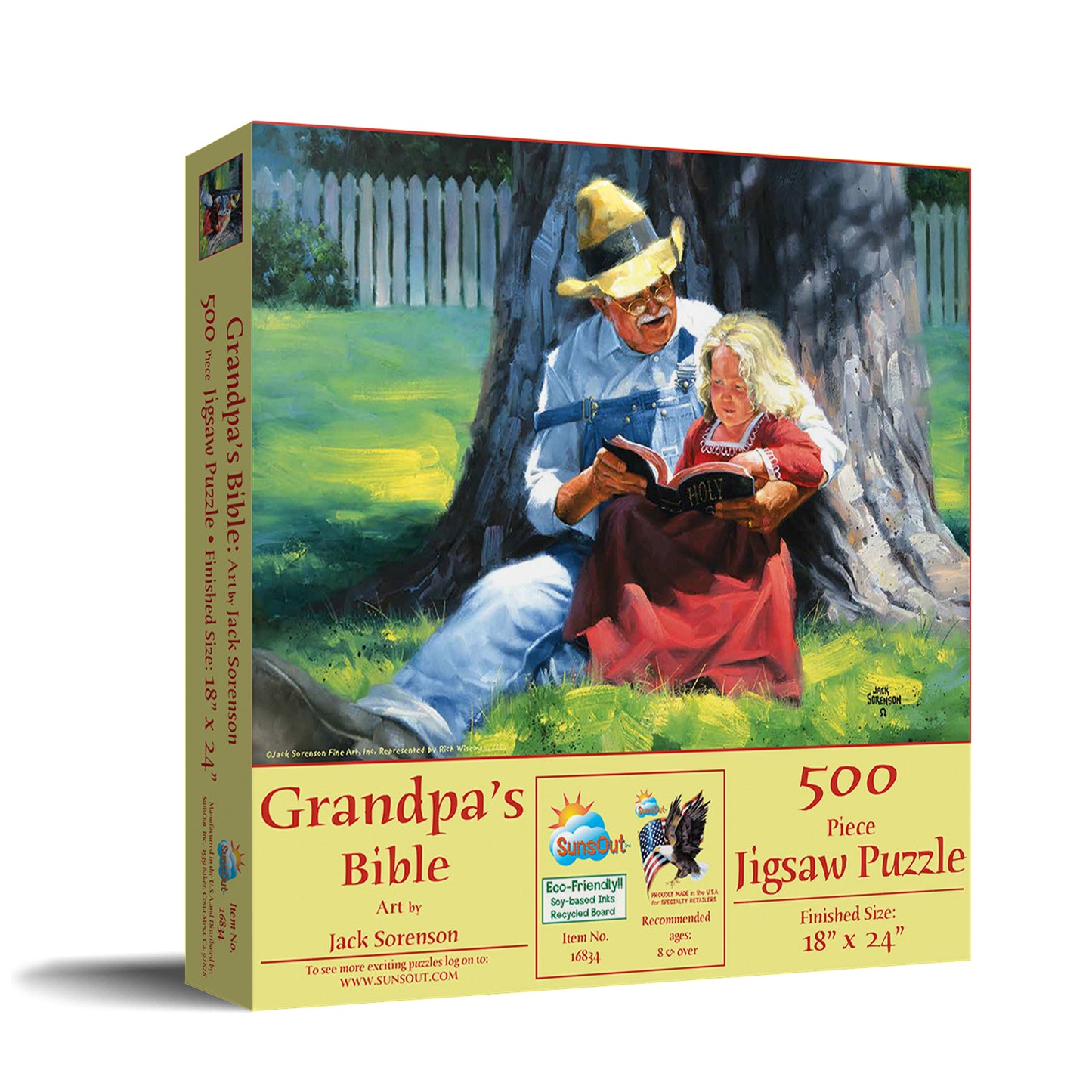 Grandpa's Bible - 500 Piece Jigsaw Puzzle