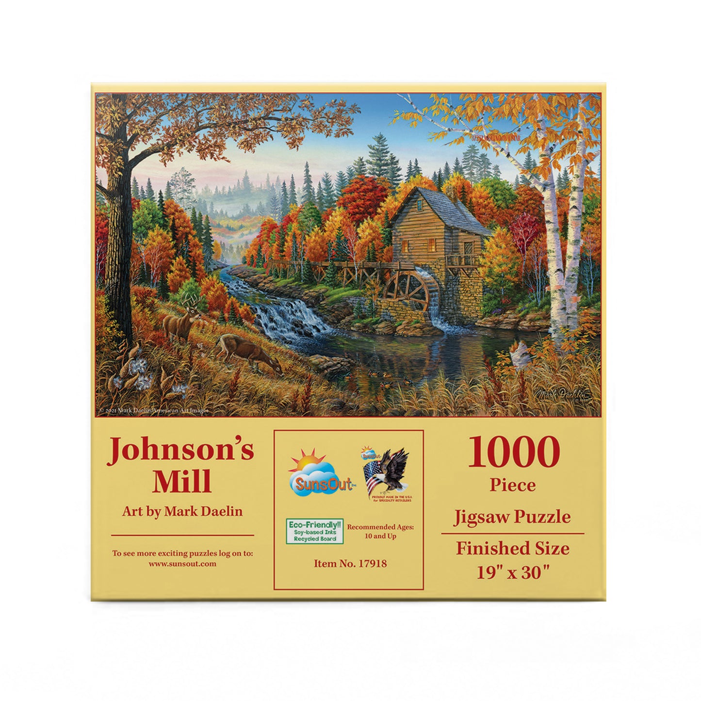 Johnson's Mill - 1000 Piece Jigsaw Puzzle