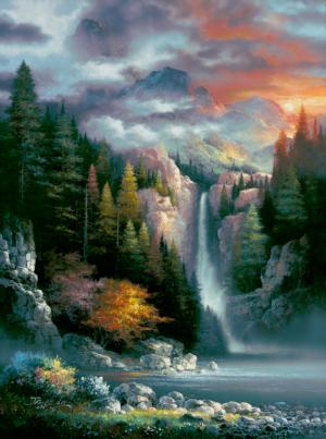 Misty Falls - 1000 Piece Jigsaw Puzzle