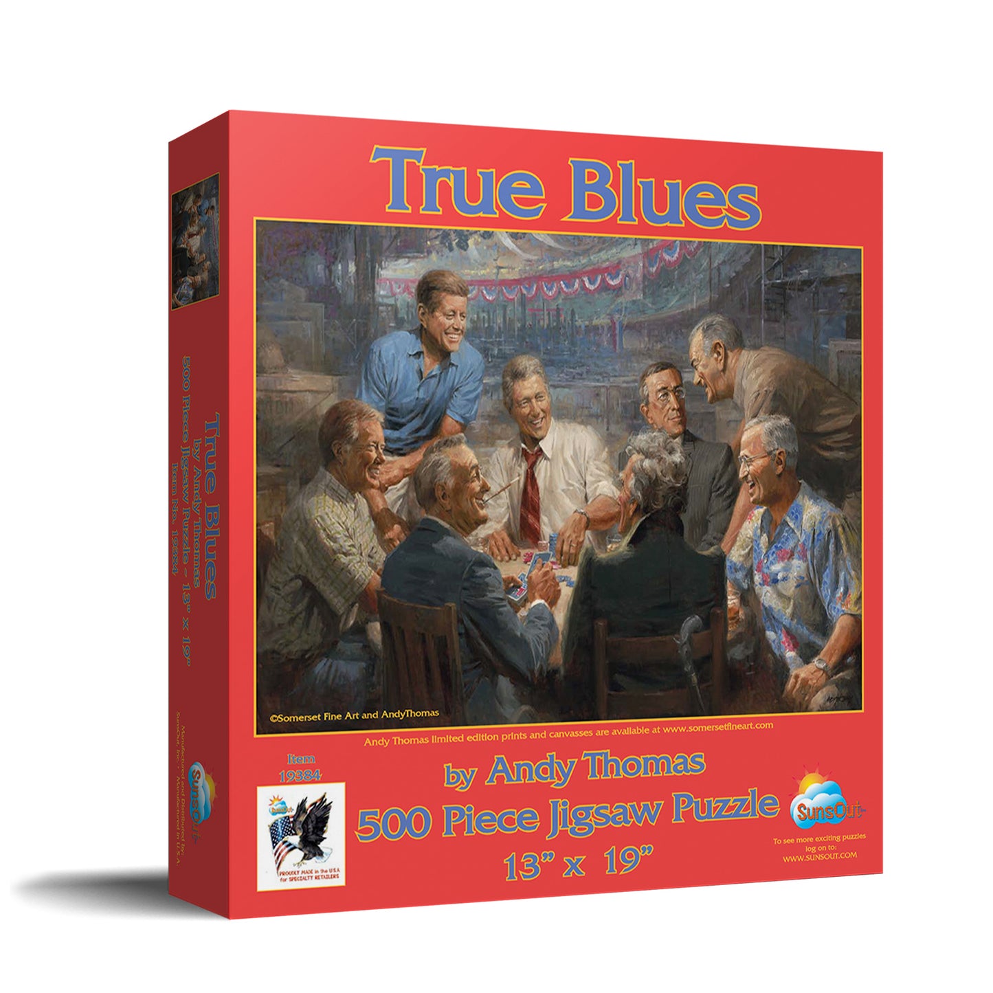 True Blues (16) - 500 Piece Jigsaw Puzzle
