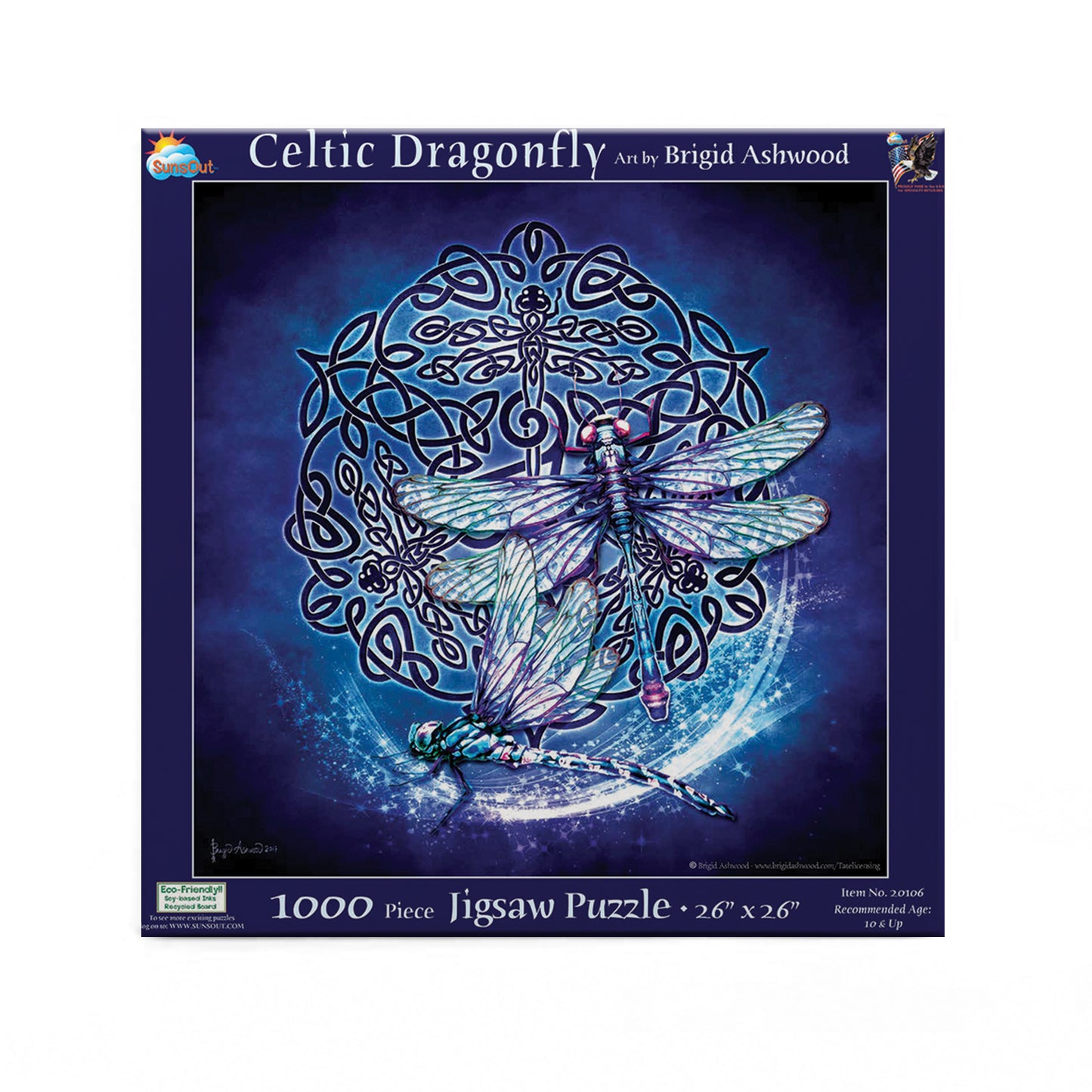 Celtic Dragonfly - 1000 Piece Jigsaw Puzzle