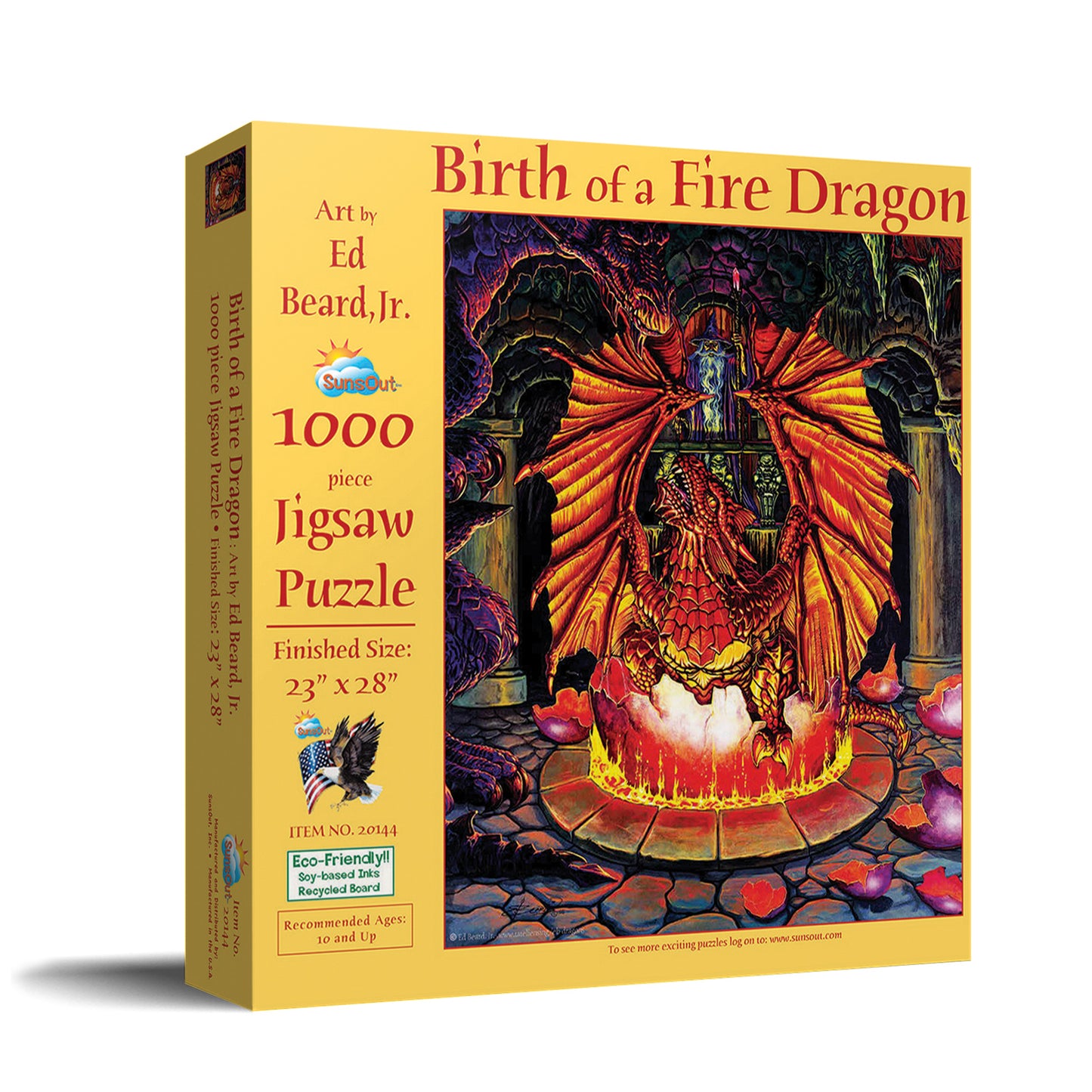 Birth of a Fire Dragon - 1000 Piece Jigsaw Puzzle