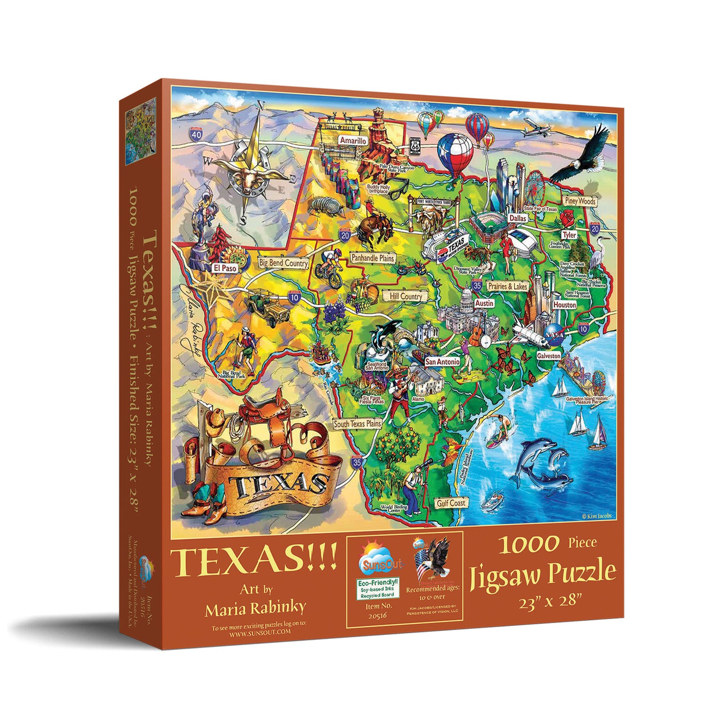 Texas!!! - 1000 Piece Jigsaw Puzzle