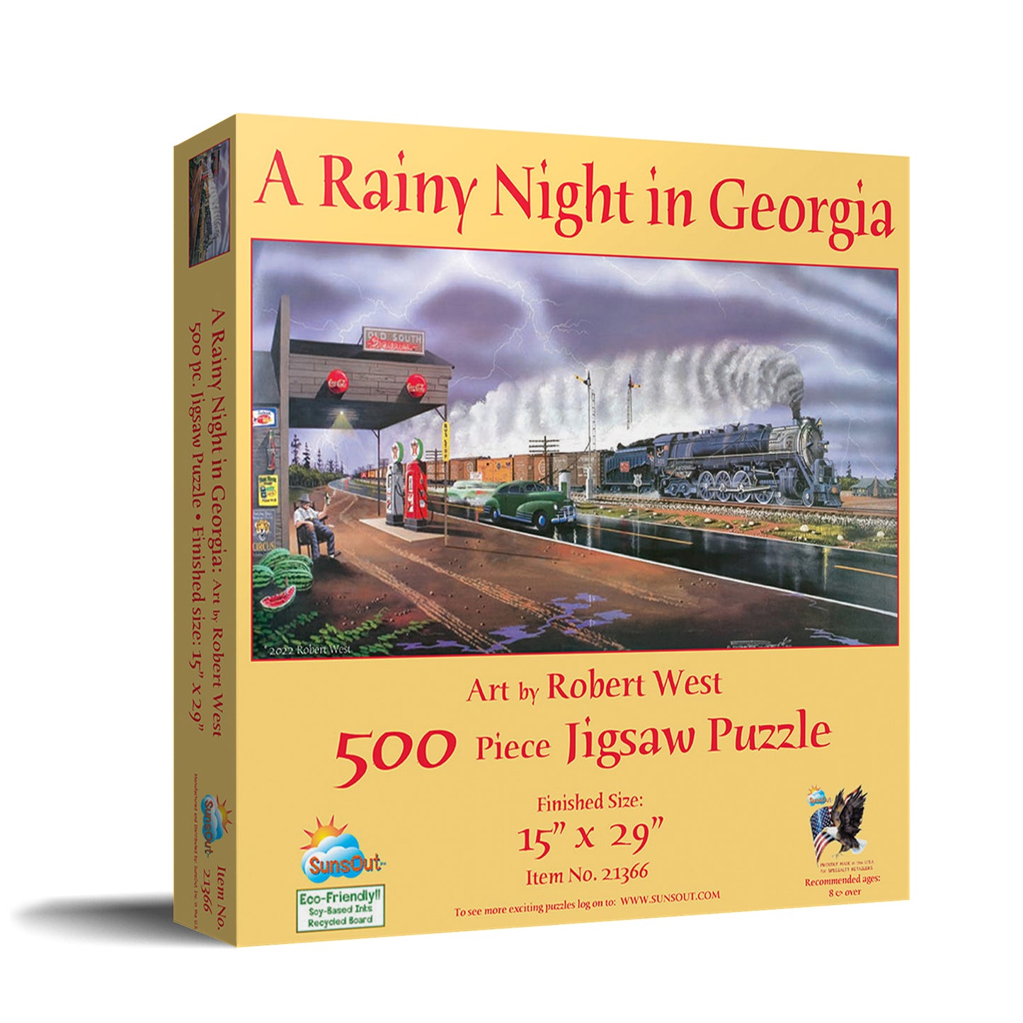 A Rainy Night in Georgia - 500 pc - 500 Piece Jigsaw Puzzle