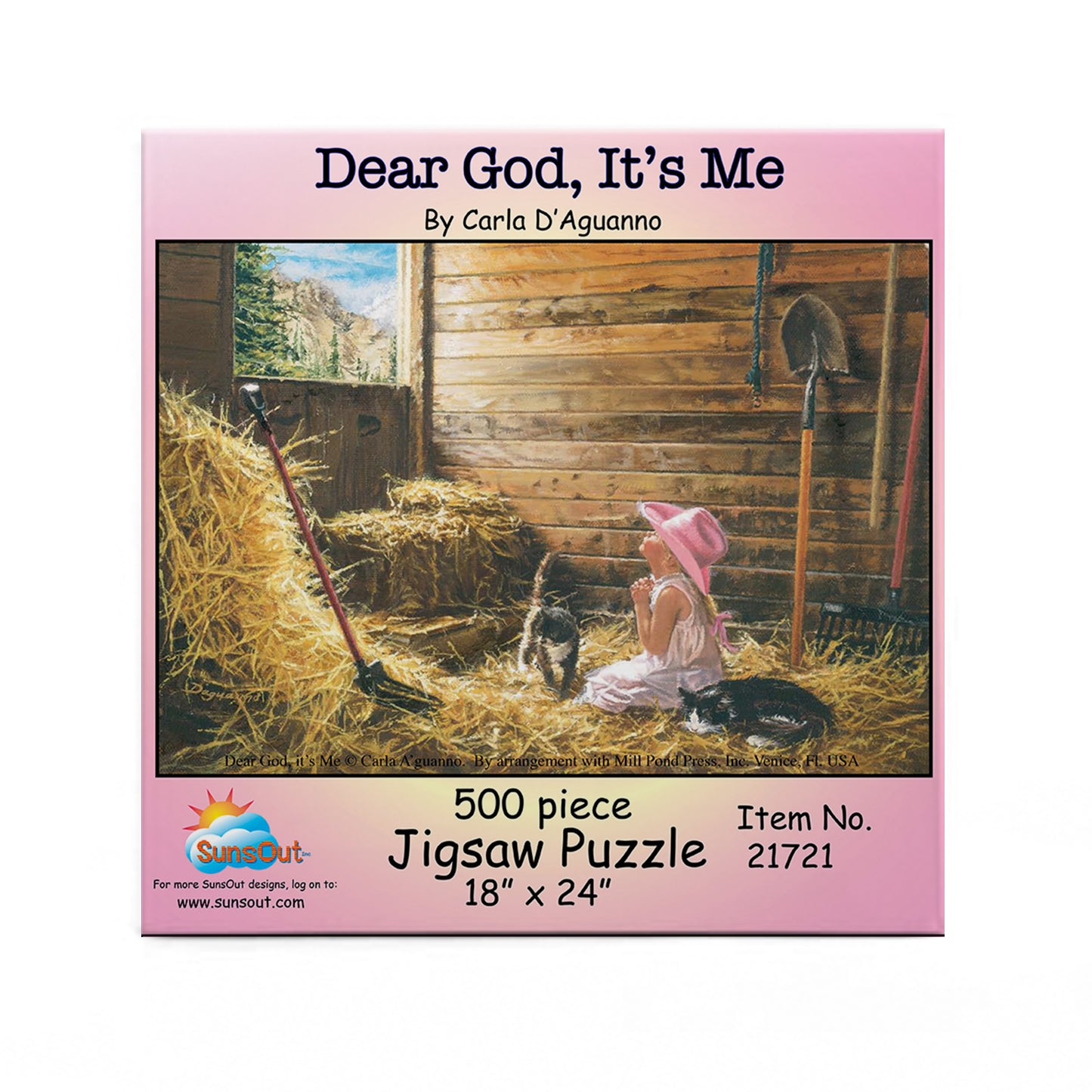 Dear God It's Me - 500 Piece Jigsaw Puzzle