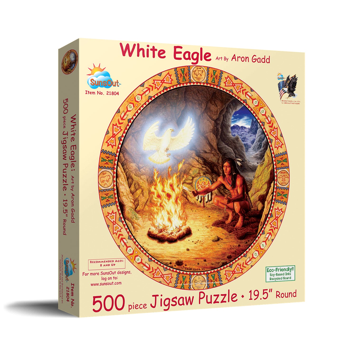 White Eagle - 500 Piece Jigsaw Puzzle