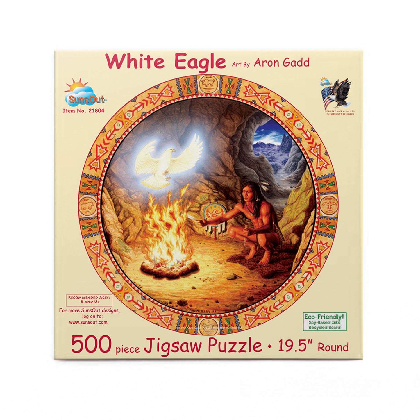 White Eagle - 500 Piece Jigsaw Puzzle