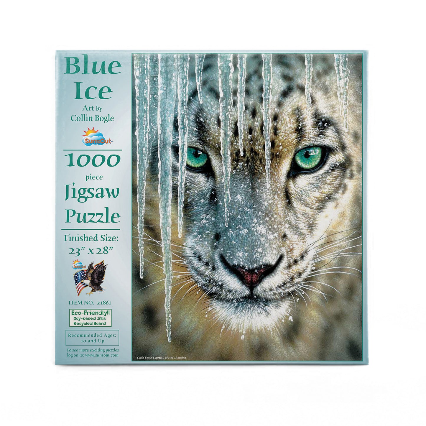 Blue Ice - 1000 Piece Jigsaw Puzzle