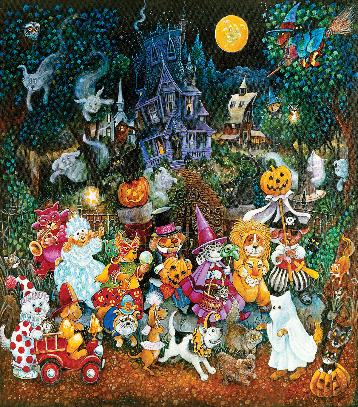 Trick or Treat Dogs - 300 Piece Jigsaw Puzzle