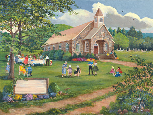 Sunday Dinner on the Grounds 300 - 300 Piece Jigsaw Puzzle