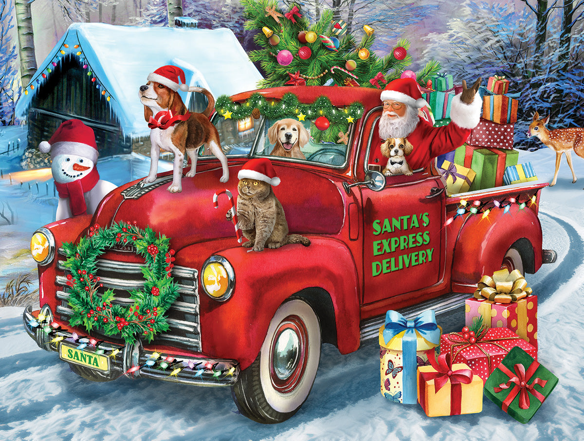 Santa's Delivery Truck - 300 Piece Jigsaw Puzzle