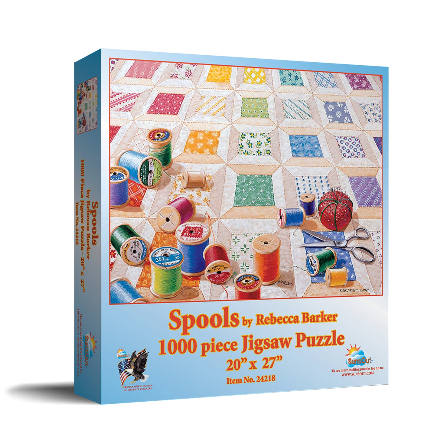 Spools (16) - 1000 Piece Jigsaw Puzzle