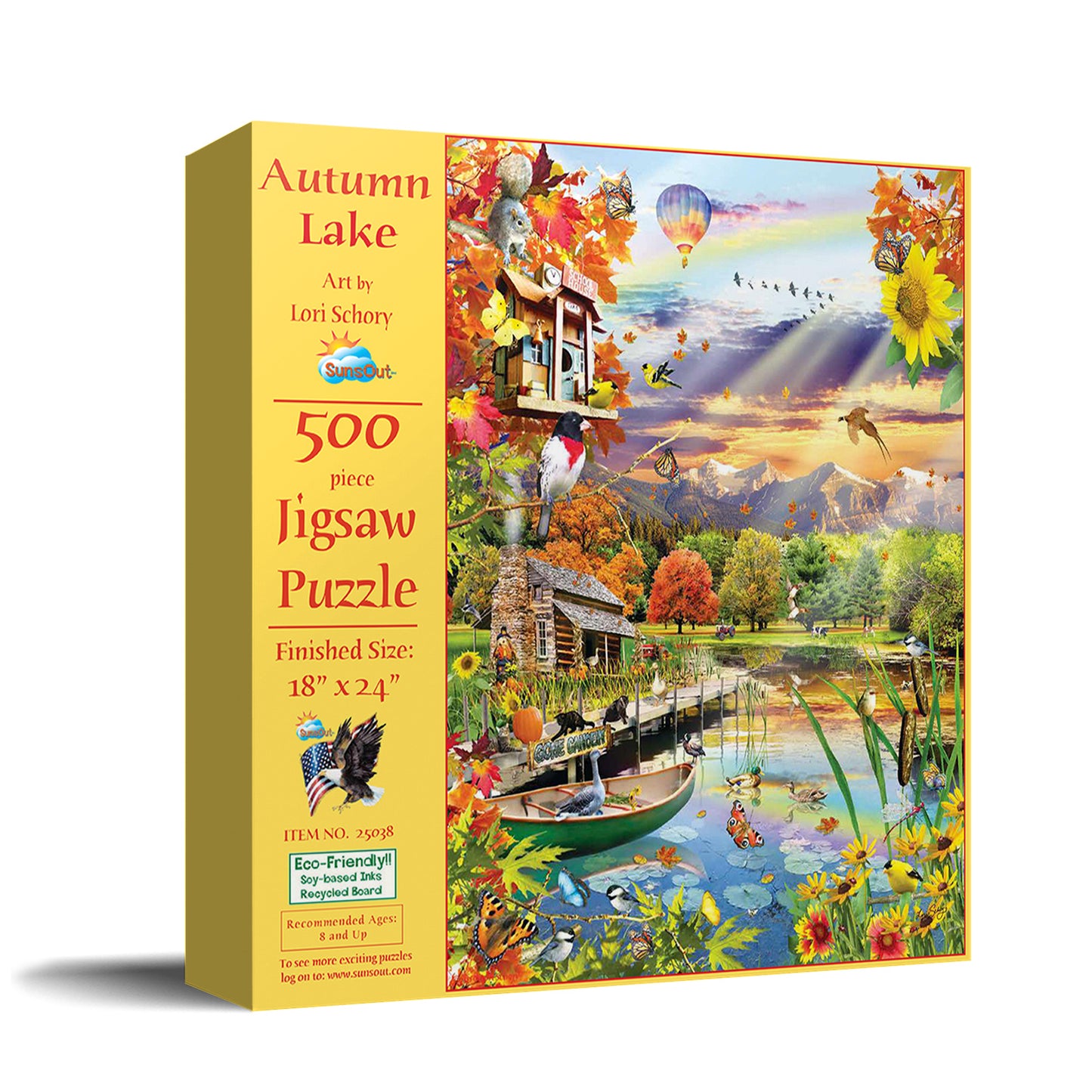 Autumn Lake - 500 Piece Jigsaw Puzzle