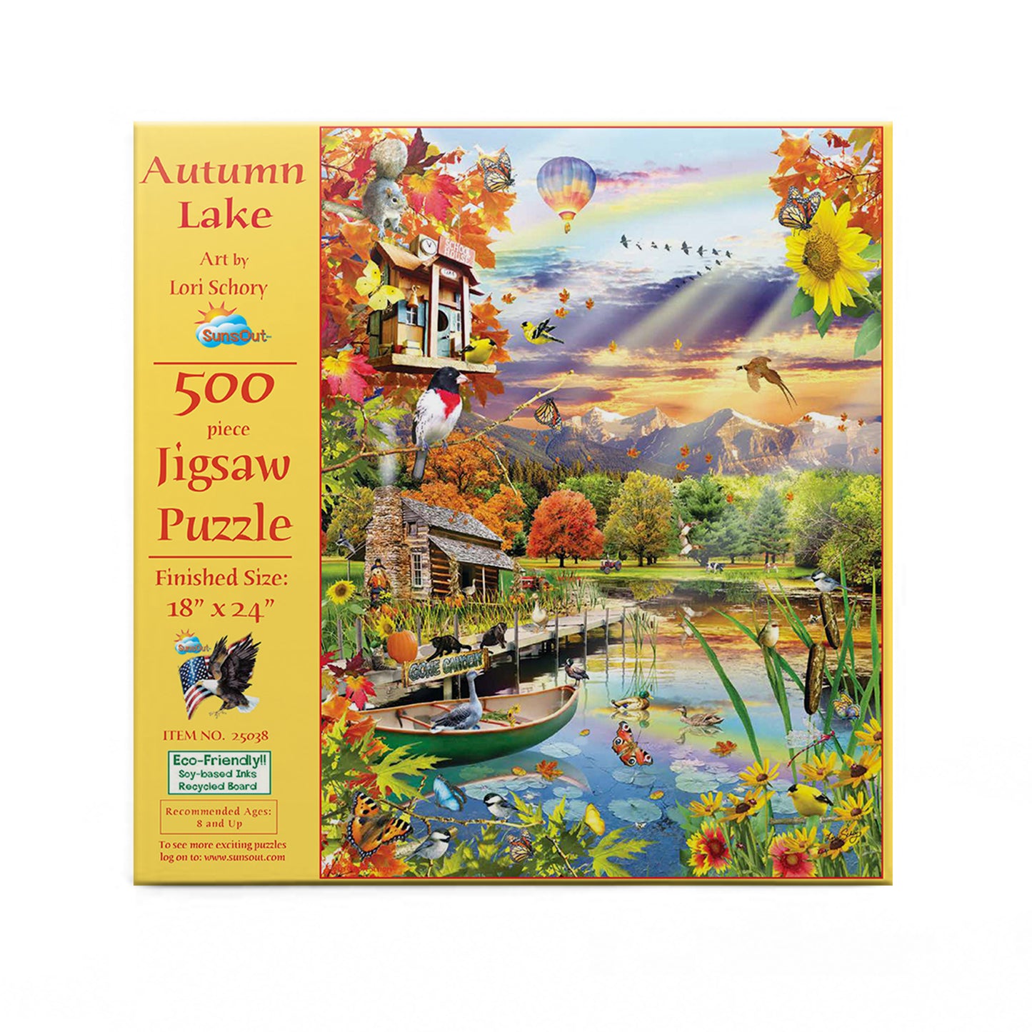 Autumn Lake - 500 Piece Jigsaw Puzzle