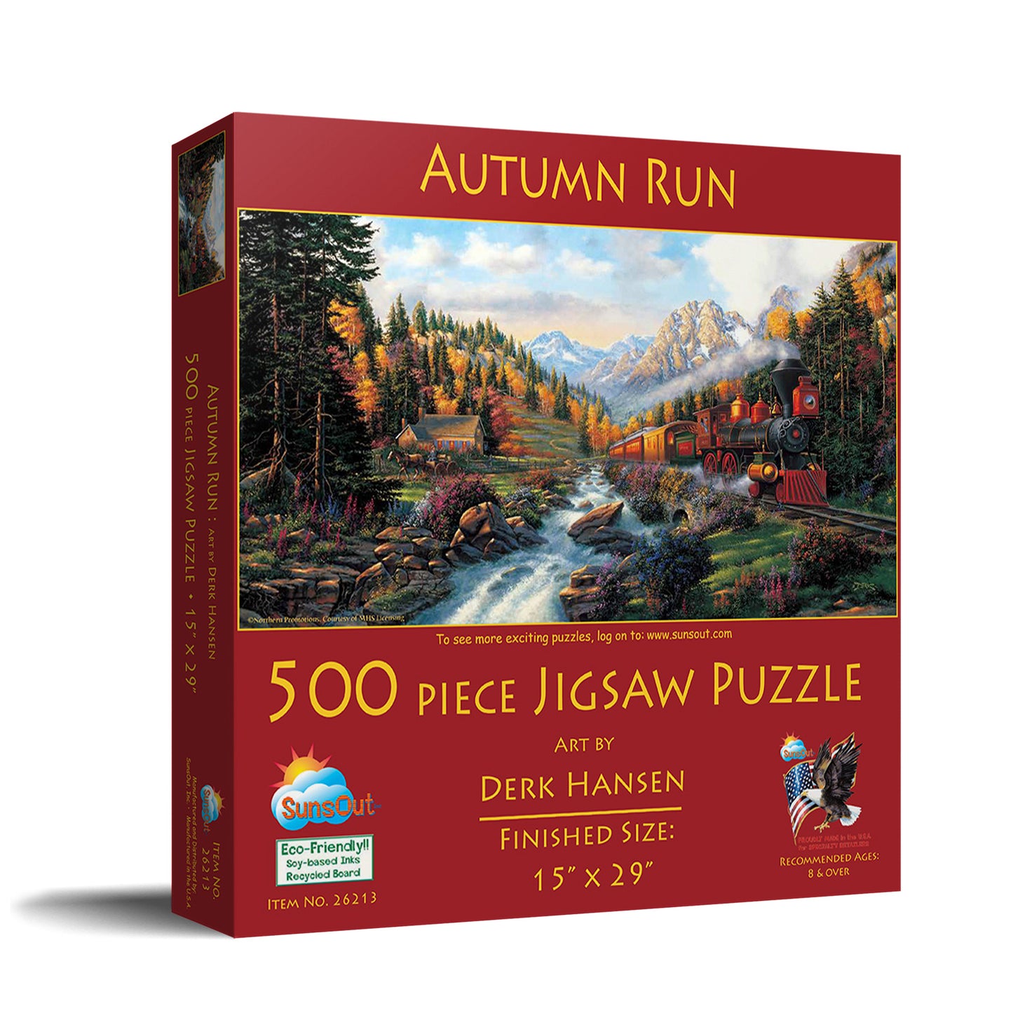 Autumn Run - 500 Piece Jigsaw Puzzle