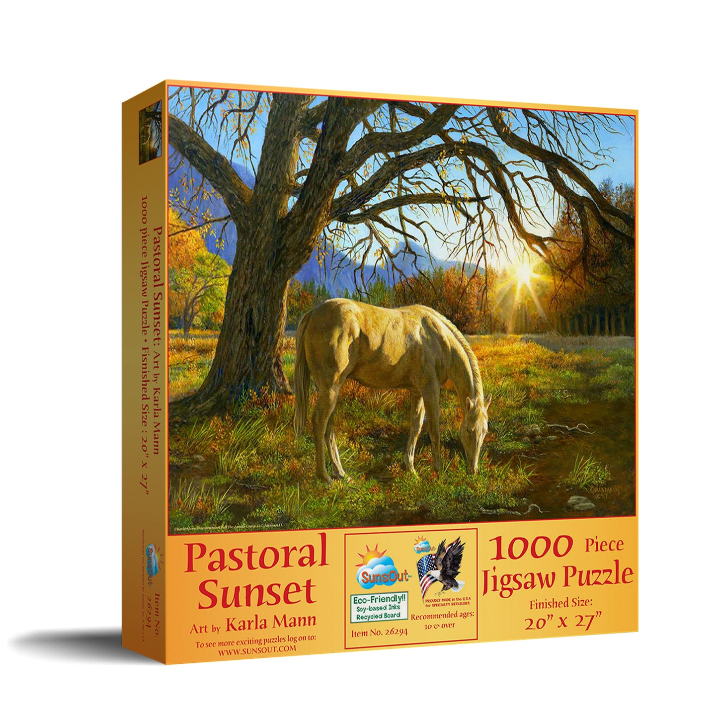Pastoral Sunset - 1000 Piece Jigsaw Puzzle