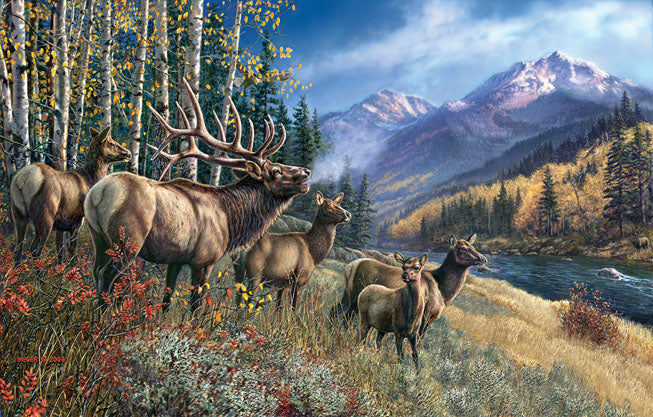 Elk Anthem - 1000 Piece Jigsaw Puzzle