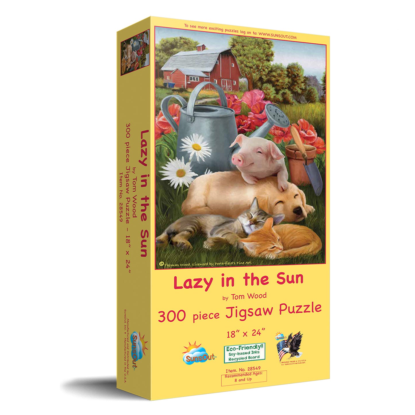 Lazy in the Sun - 300 Piece Jigsaw Puzzle