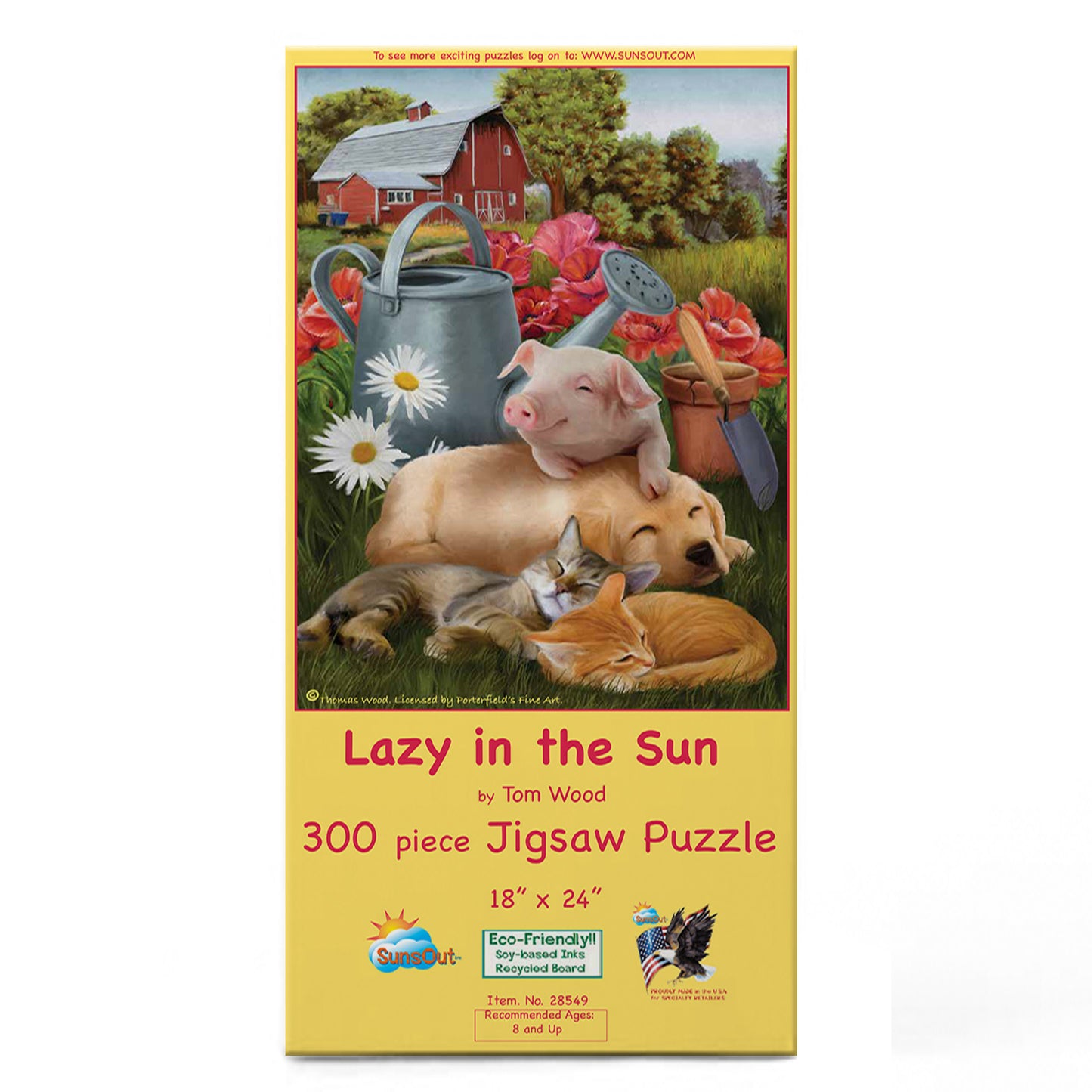 Lazy in the Sun - 300 Piece Jigsaw Puzzle