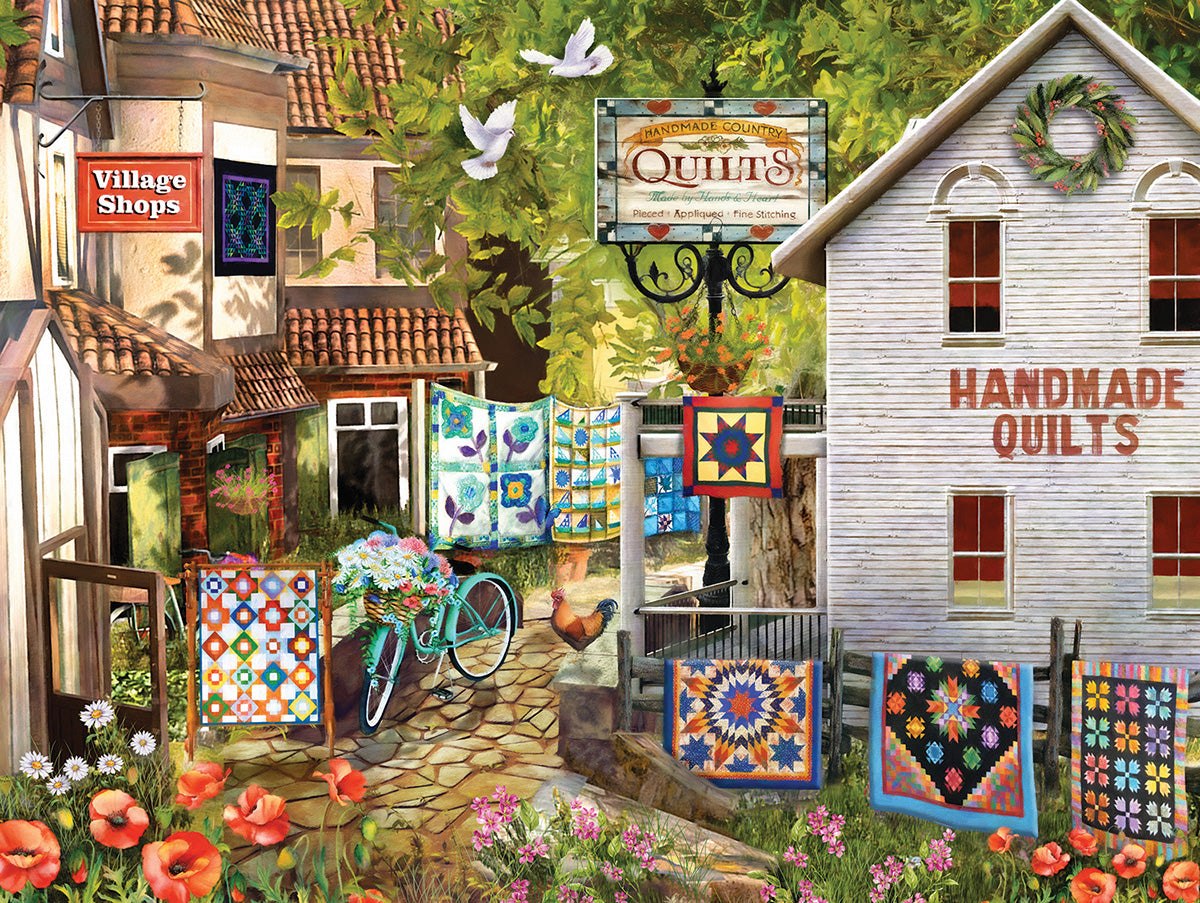 Village Shops - 1000 Piece Jigsaw Puzzle