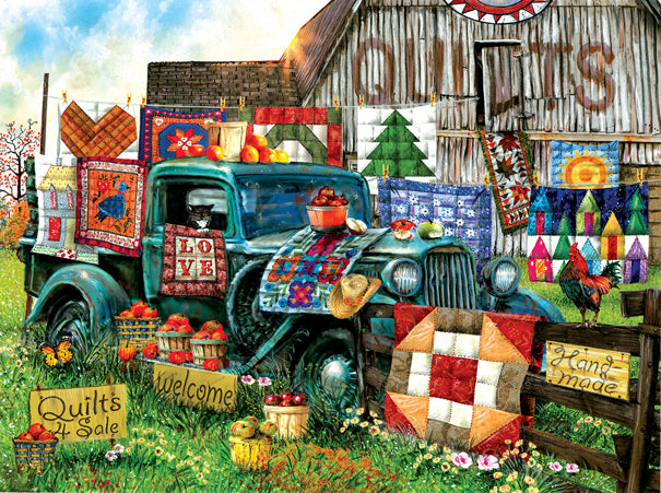 Quilts for Sale - 1000 Piece Jigsaw Puzzle