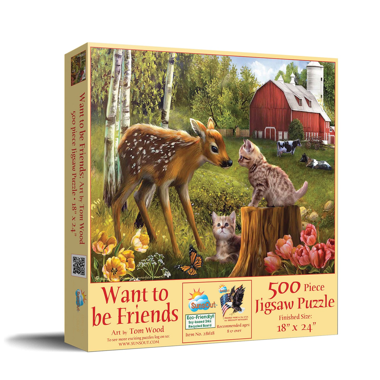 Want to be Friends - 500 Piece Jigsaw Puzzle
