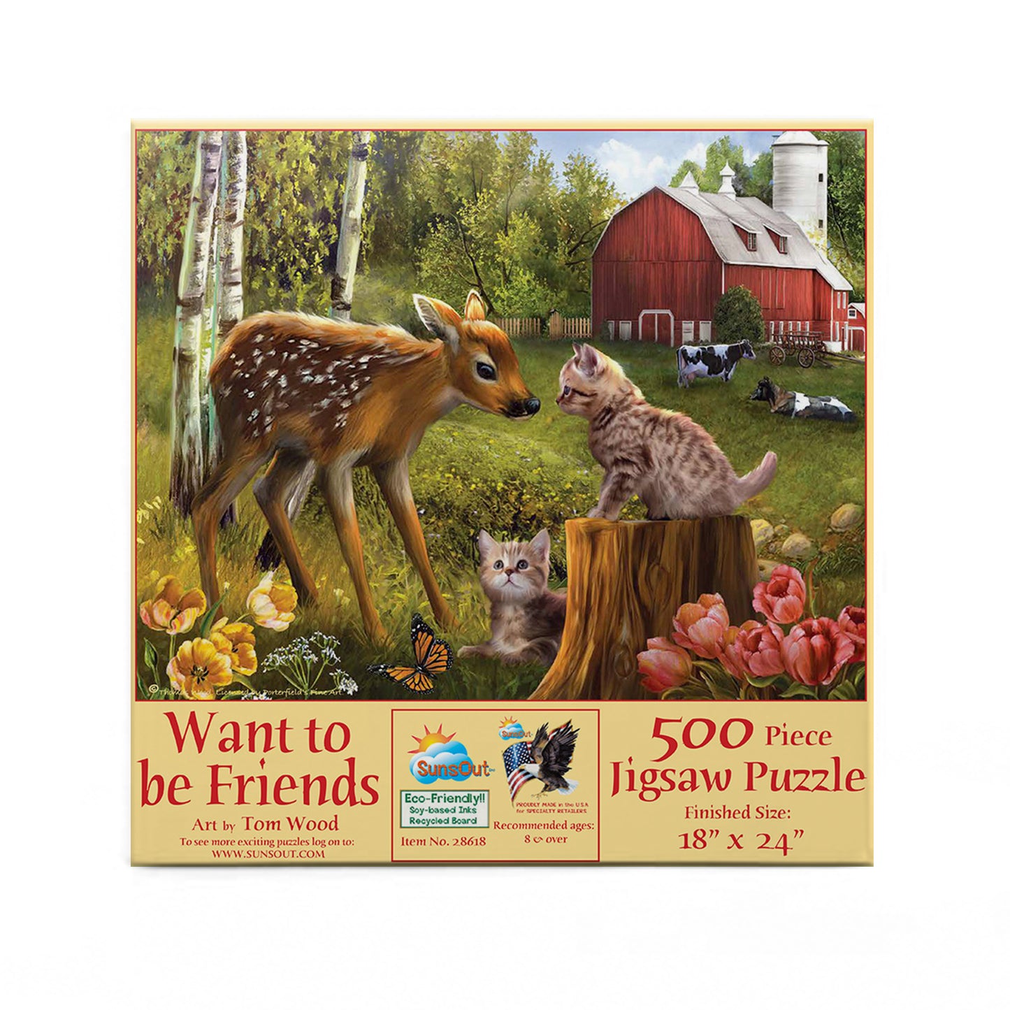 Want to be Friends - 500 Piece Jigsaw Puzzle