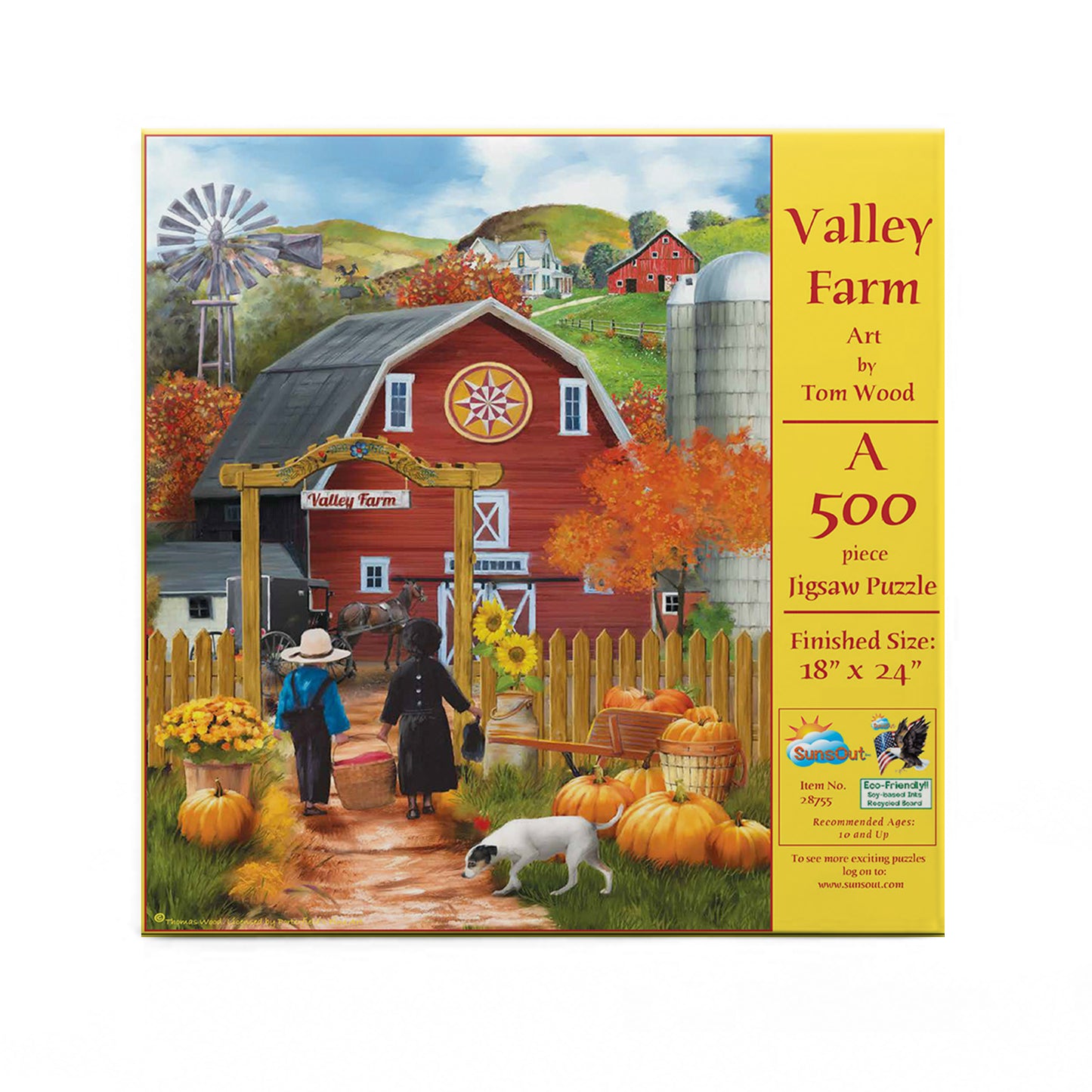 Valley Farm - 500 Piece Jigsaw Puzzle