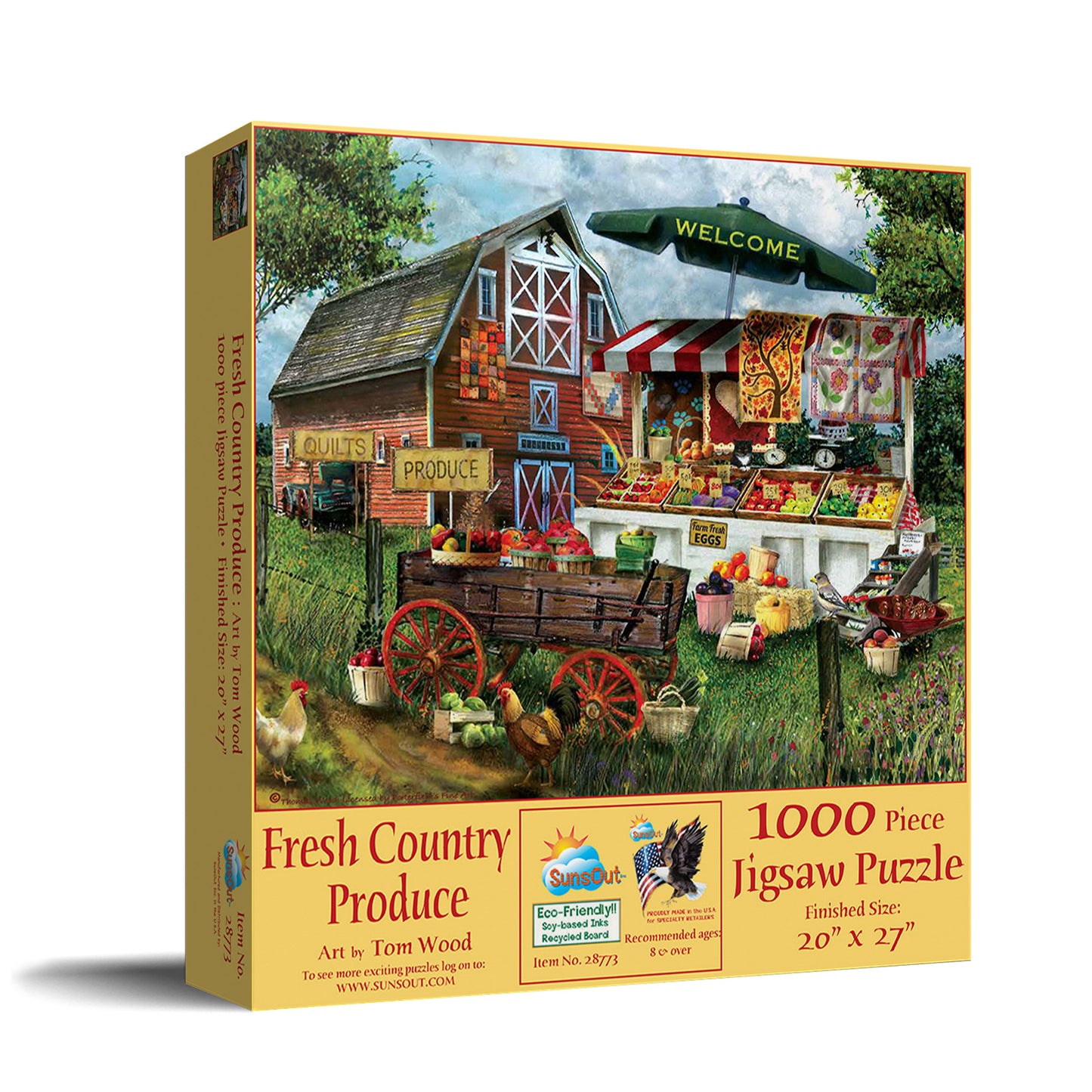 Fresh Country Produce - 1000 Piece Jigsaw Puzzle
