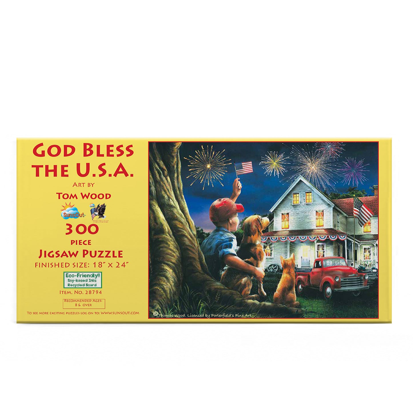 God Bless the USA 300 - 300 Piece Jigsaw Puzzle