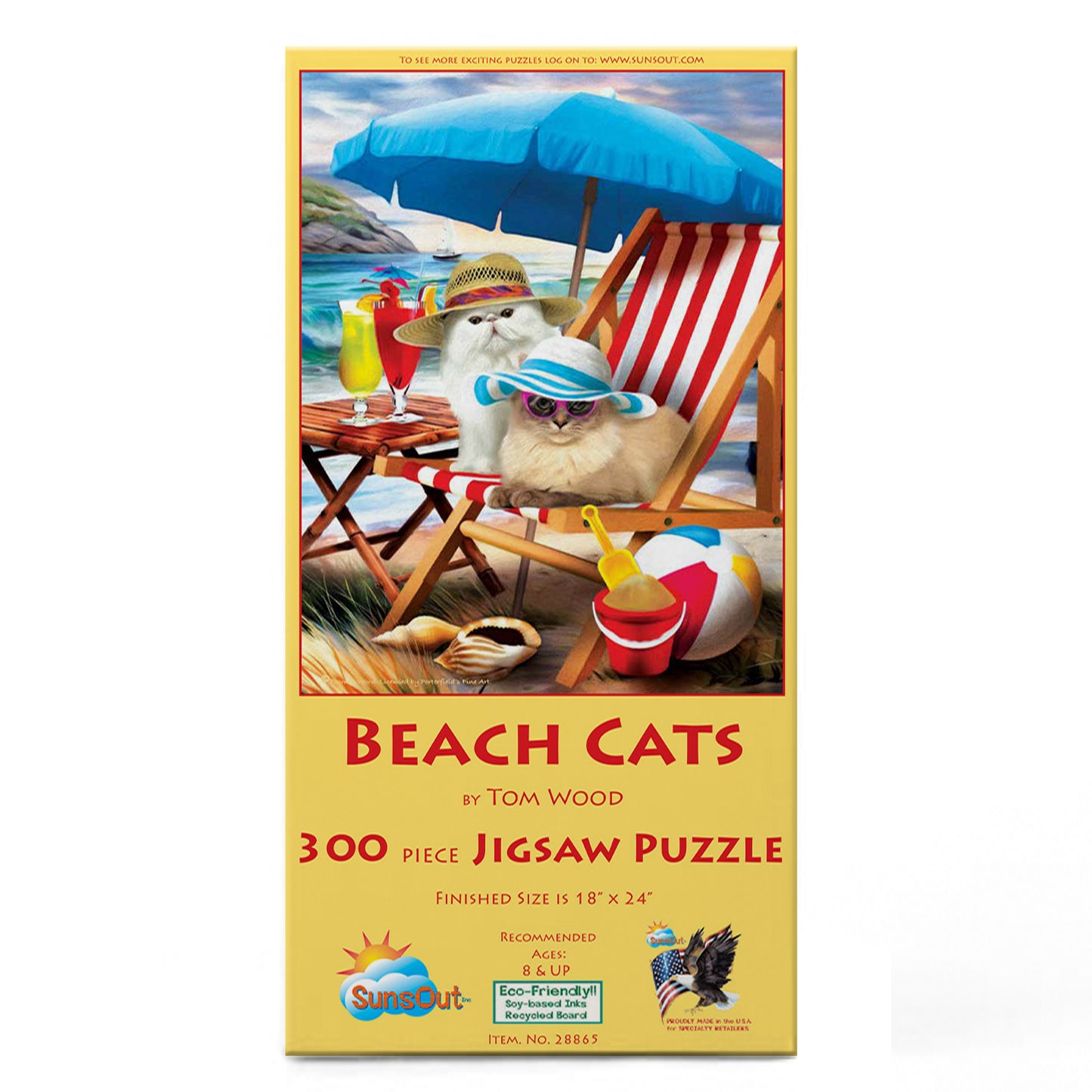 Beach Cats - 300 Piece Jigsaw Puzzle