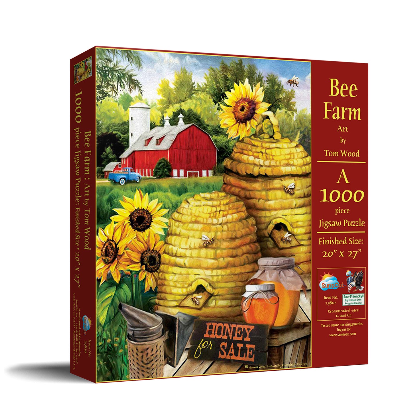 Raising the Barn - 500 Piece Jigsaw Puzzle