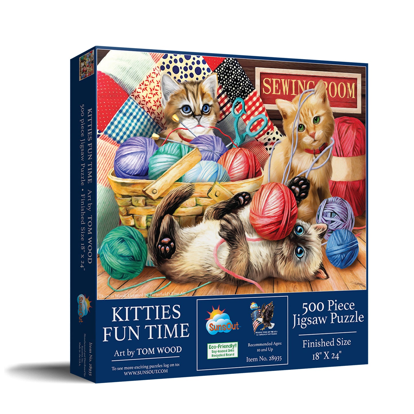 Kitties Fun Time - 500 Piece Jigsaw Puzzle