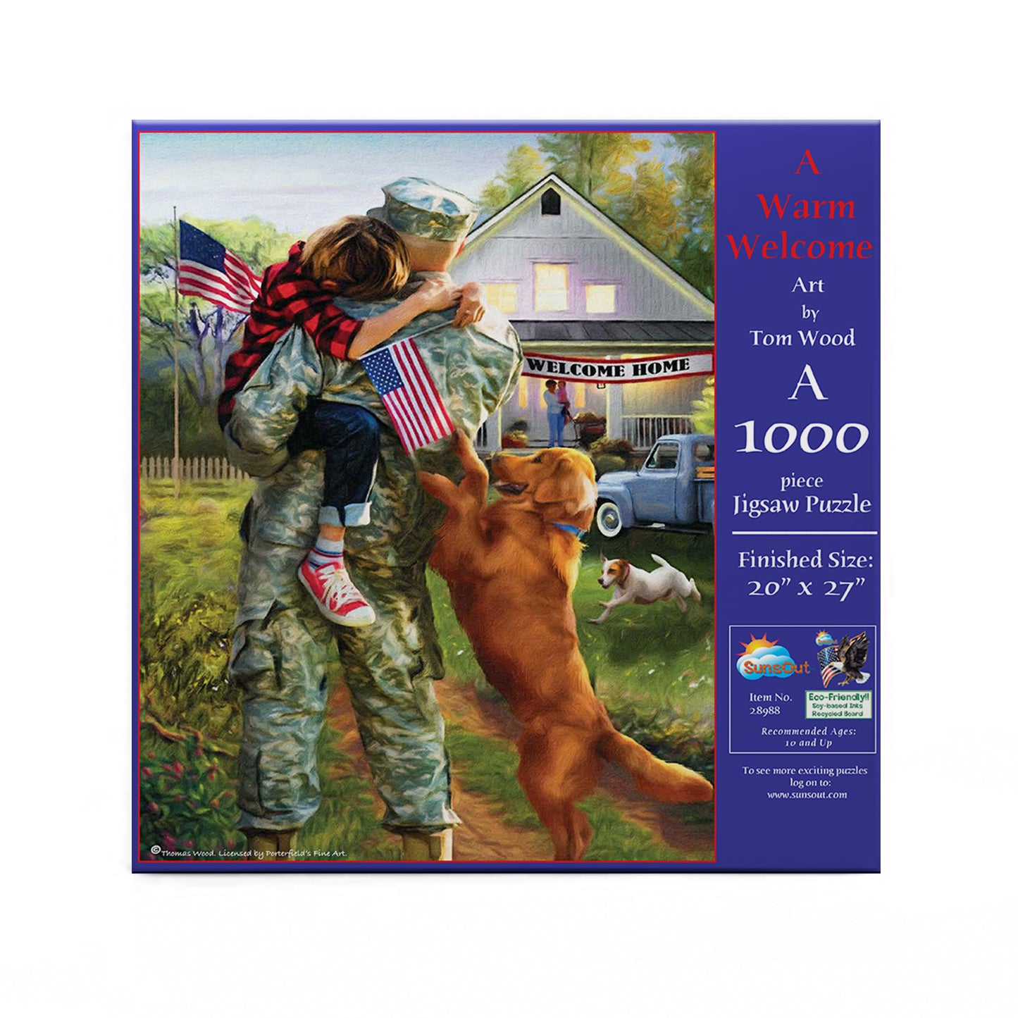 A Warm Welcome Home - 1000 Piece Jigsaw Puzzle
