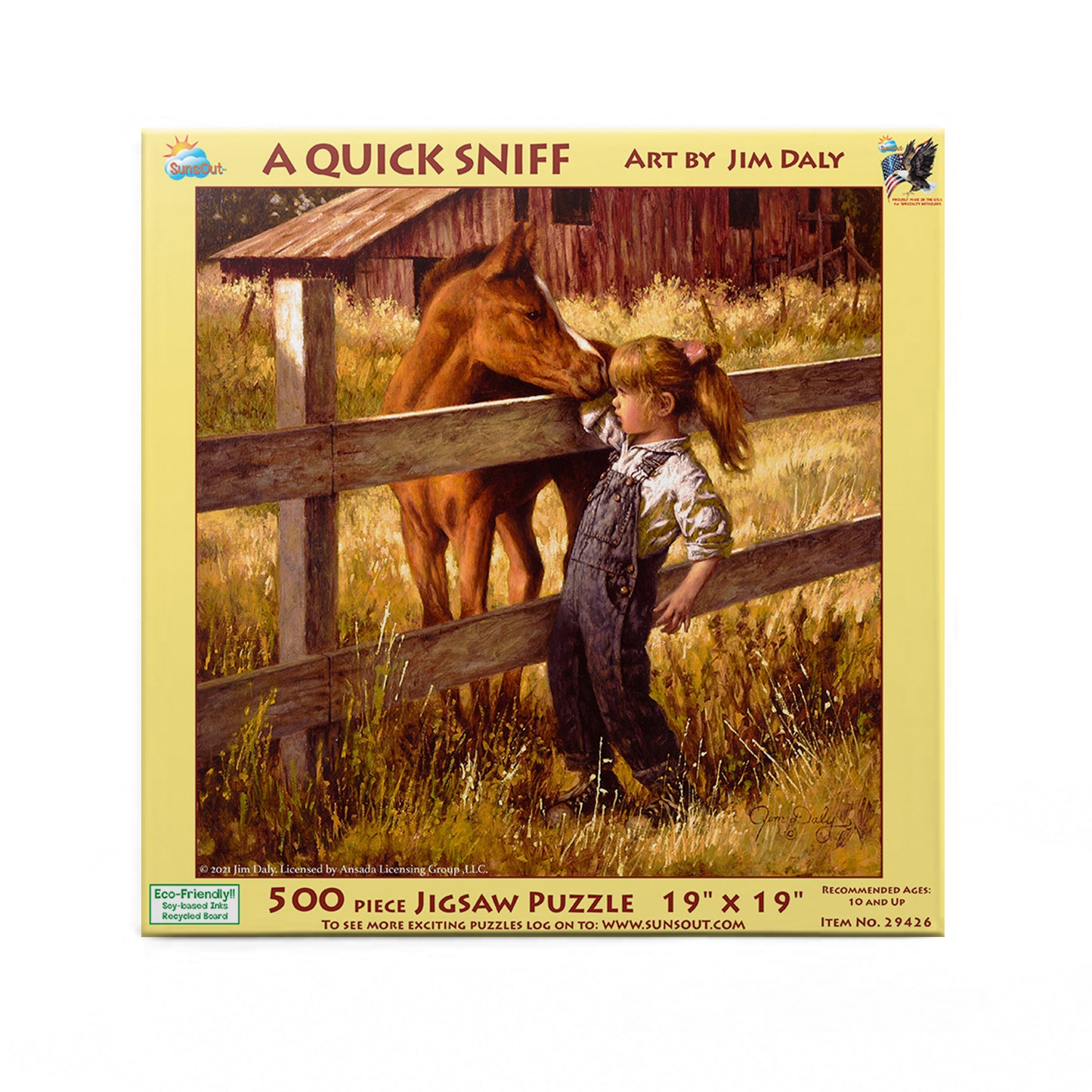 A Quick Sniff - 500 Piece Jigsaw Puzzle