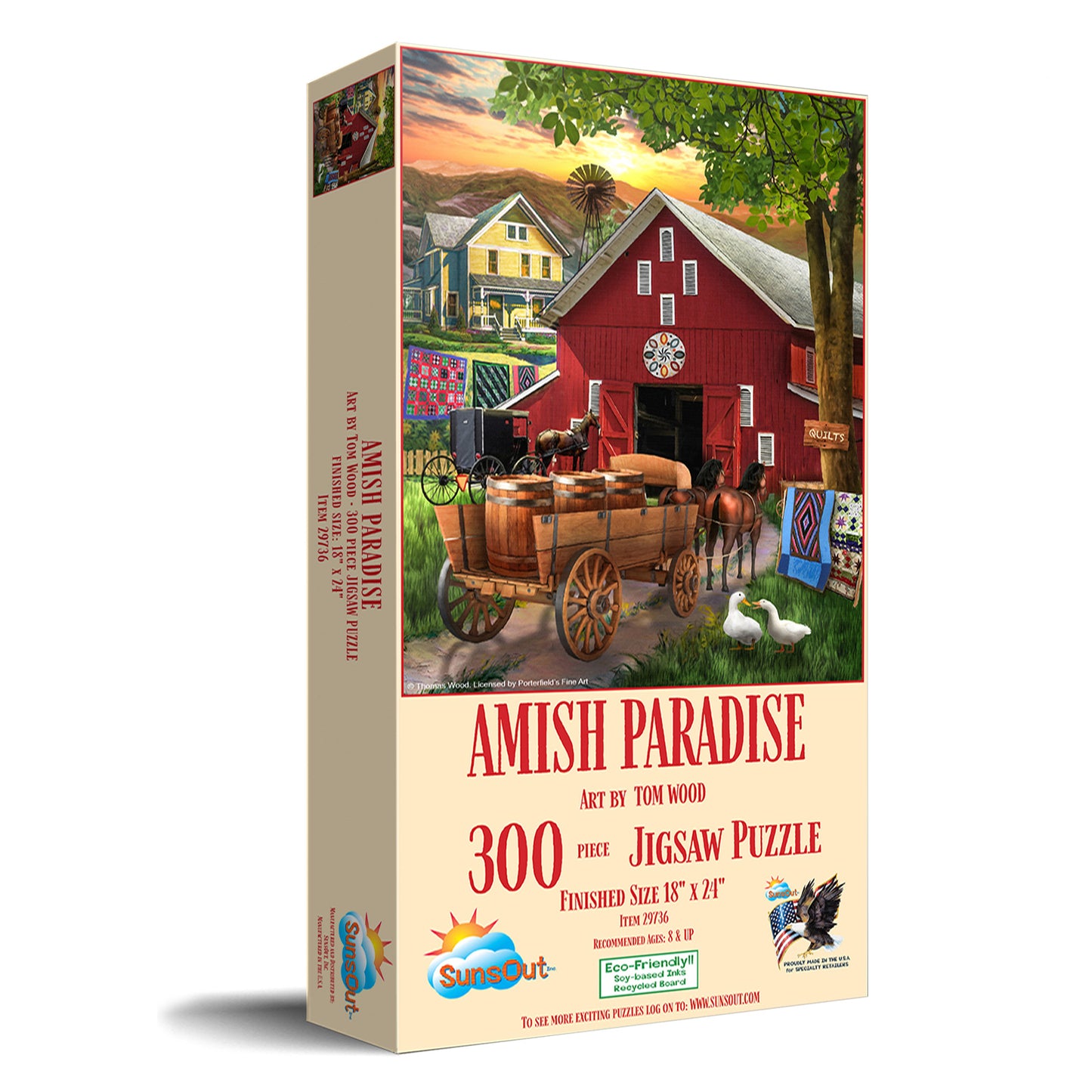 Amish Paradise 300 - 300 Piece Jigsaw Puzzle
